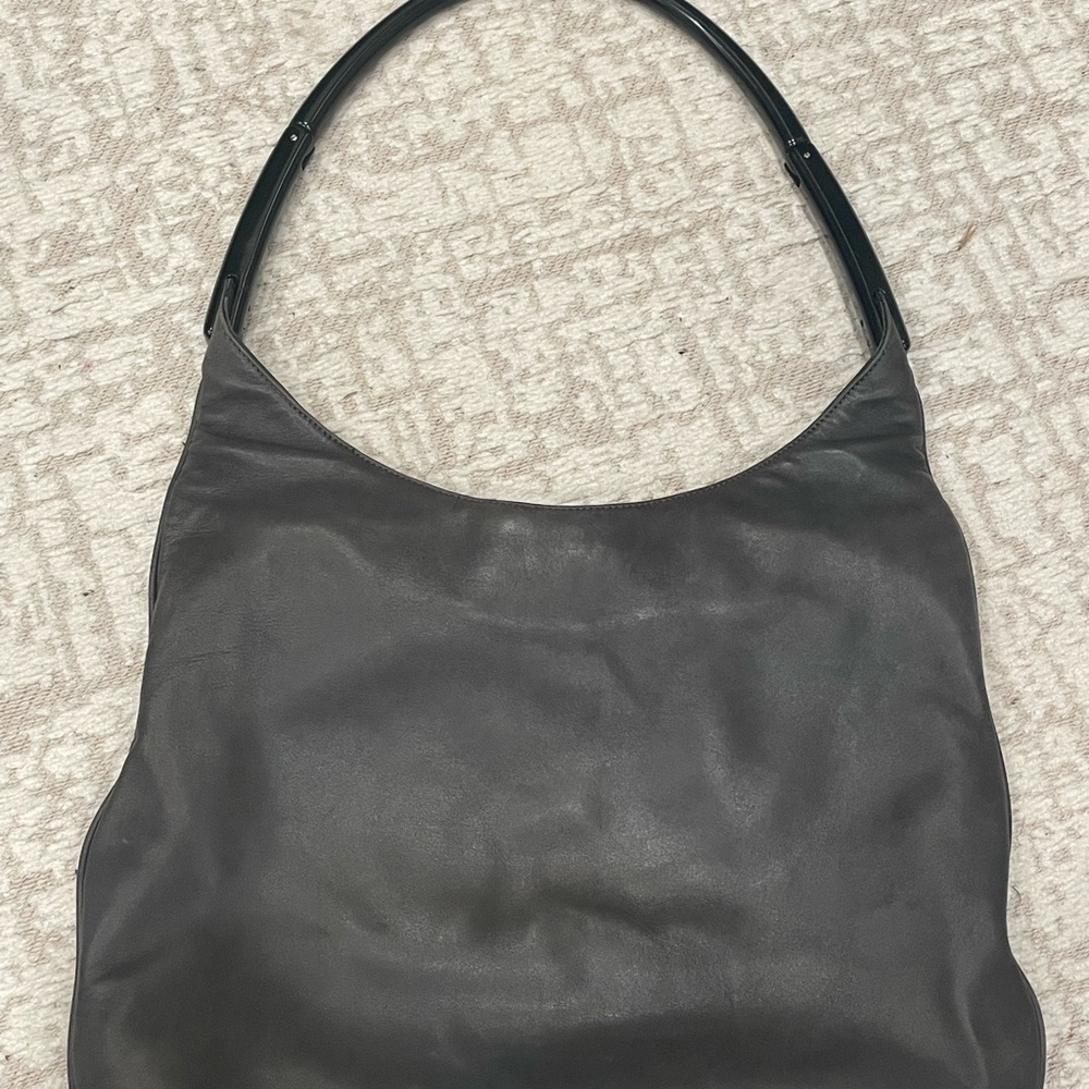 Prada Elegant gray Leather Women's Bag - Picture 3 of 15